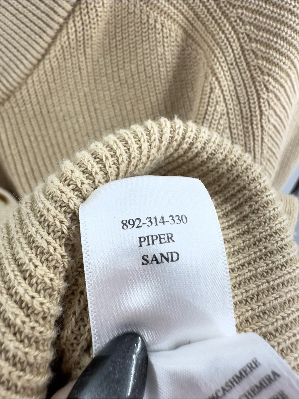 Rails piper cashmere